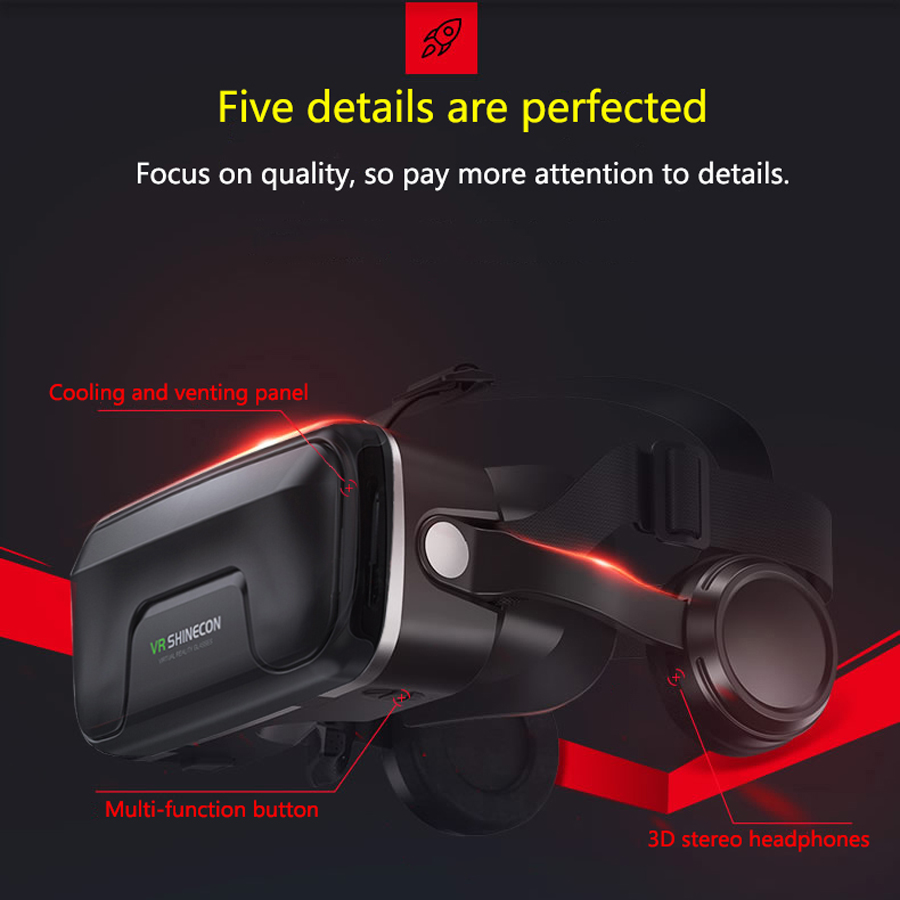 Shinecon Viar 3D réalité virtu - Vr Headset Pc avis et prix